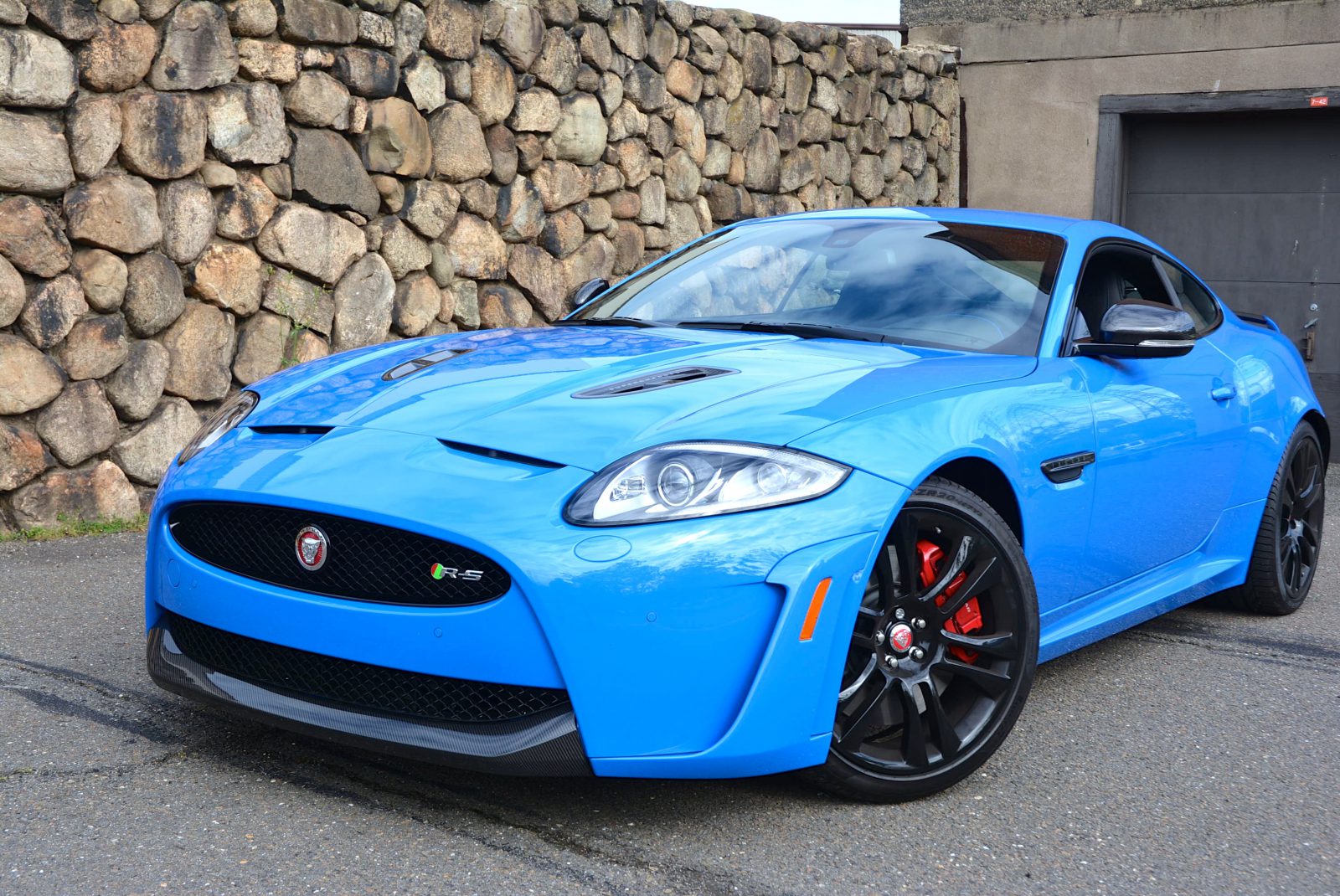 2015 Jaguar XKR-S Coupe in French Blue | Hunting Ridge Motors